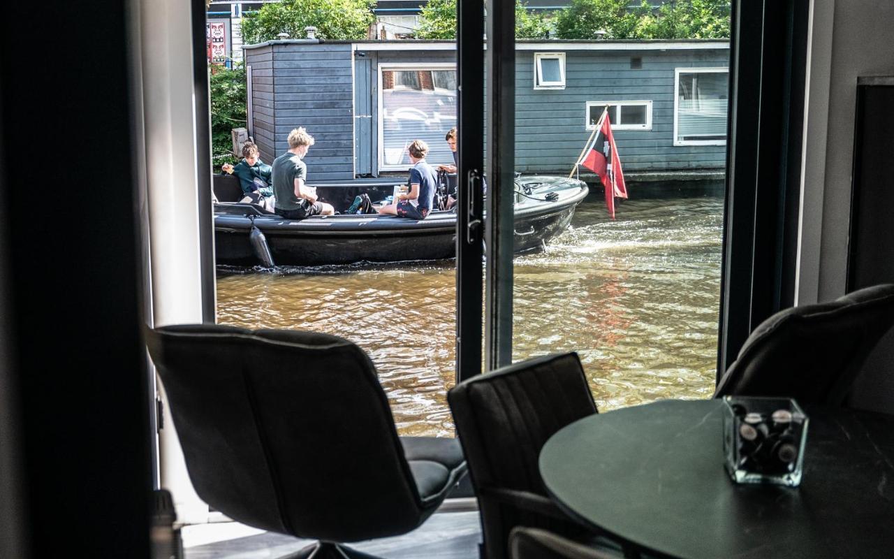Bed and Breakfast Amsterdam-Houseboat-Amstel Exterior foto